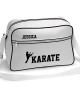 Personalised Ladies Karate Sports Bag. Black or White Available Colours.