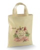 Floral Water Colour Personalised Wedding Favour Cotton Tote Bag Wedding Party . Available in two sizes.