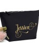 Personalised glitter font Make-up bag personalised with any name in a fancy font