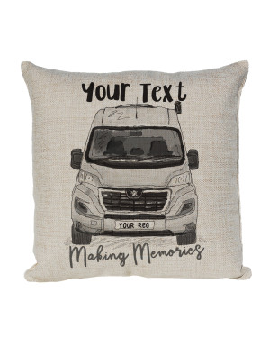Personalised Autotrail Camper Van Motor Home Cushion, Choice of Colours Personalised Autotrail Camper Van Motor Home Cushion, Choice of Colours