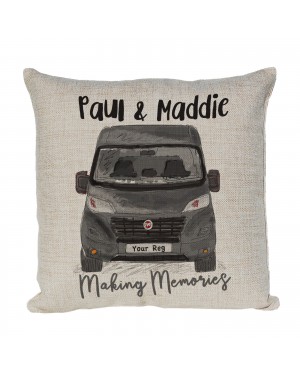 Personalised Fiat Ducato Camper Van Cushion, Motor Home Cushion Choice of Colours Personalised Fiat Ducato Camper Van Cushion, Motor Home Cushion Choice of Colours