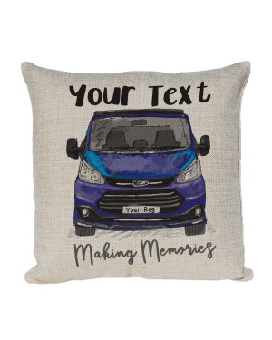 Personalised New Transit Custom Camper Van Cushion Panel Van Cushion, Choice of Colours