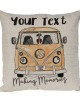 Personalised Linen cushion Personalised Camper Van Bus V-DUB 