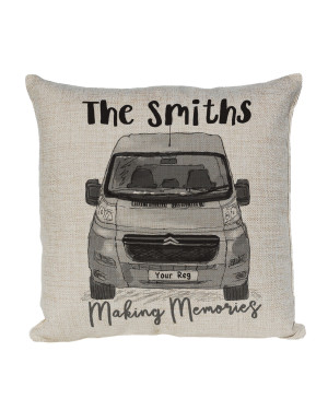 Personalised Custom Camper Van Cushion Panel Van Cushion, Motor Home Cushion Choice of Colours