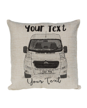 Personalised Custom Camper Van Cushion Panel Van Cushion, Motor Home Cushion Choice of Colours