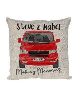 Personalised T4 Camper Van Cushion, Panel Van Cushion, Camper Van Cushion, Choice of Colours Personalised T4 Camper Van Cushion, Panel Van Cushion, Camper Van Cushion, Choice of Colours
