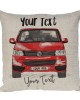 Personalised T5 Camper Van Cushion, Choice of Colours