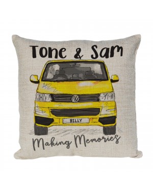 Personalised T5 Camper Van Cushion, Choice of Colours Personalised T5 Camper Van Cushion, Choice of Colours