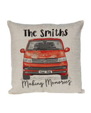 Personalised T6 Camper Van Cushion, Panel Van Cushion, Camper Van Cushion, Choice of Colours Personalised T6 Camper Van Cushion, Panel Van Cushion, Camper Van Cushion, Choice of Colours