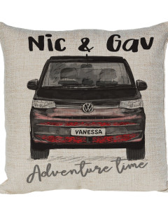 Personalised T7 Camper Van Cushion, Panel Van Cushion, Camper Van Cushion, Choice of Colours