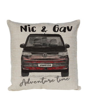 Personalised T7 Camper Van Cushion, Panel Van Cushion, Camper Van Cushion, Choice of Colours