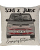 Personalised T7 Camper Van Cushion, Panel Van Cushion, Camper Van Cushion, Choice of Colours