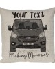Personalised Ford Transit Custom Camper Van Cushion, Choice of Colours