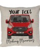 Personalised Ford Transit Custom Camper Van Cushion, Choice of Colours