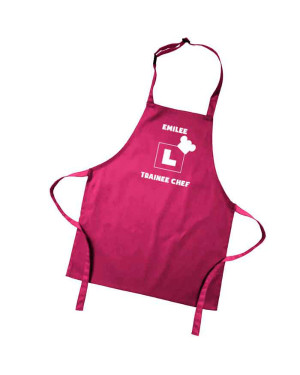 Kids Learner Fun Coloured Apron. Colour variations. Have Your Childs Name printed Kids Learner Fun Coloured Apron. Colour variations. Have Your Childs Name printed