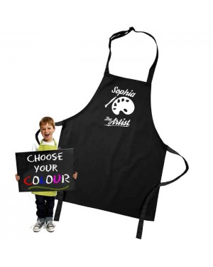 Kids Artist Coloured Apron. Colour variations. Kids Artist Coloured Apron. Colour variations.