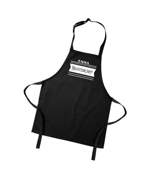 Kids Master Chef Coloured Aprons. Colour variations. Have Your Childs Name printed