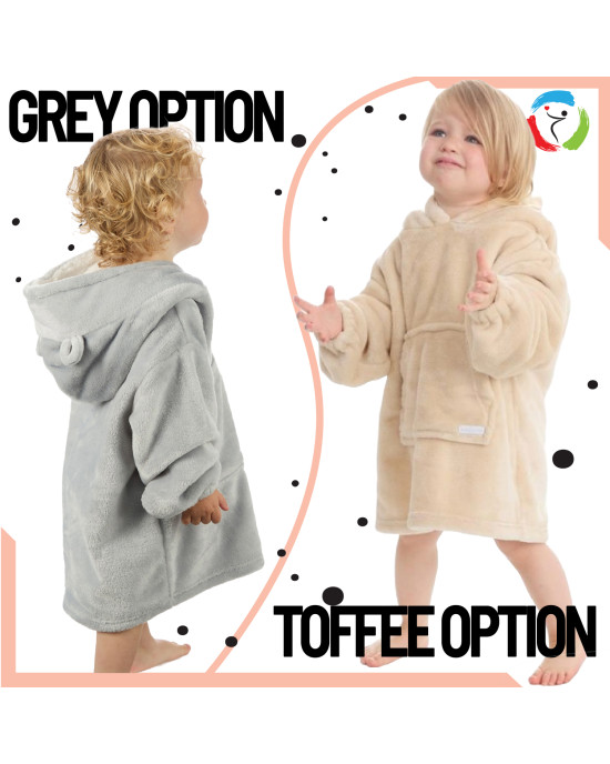 Personalised Kids Oversized Hoodie, Super Snuggly Plush Hoodie Baby Boy Girl Hoodie, Blanket Fleece Jumper 18mths - 3yrs Personalised Kids Oversized Hoodie, Super Snuggly Plush Hoodie Baby Boy Girl Hoodie, Blanket Fleece Jumper 18mths - 3yrs