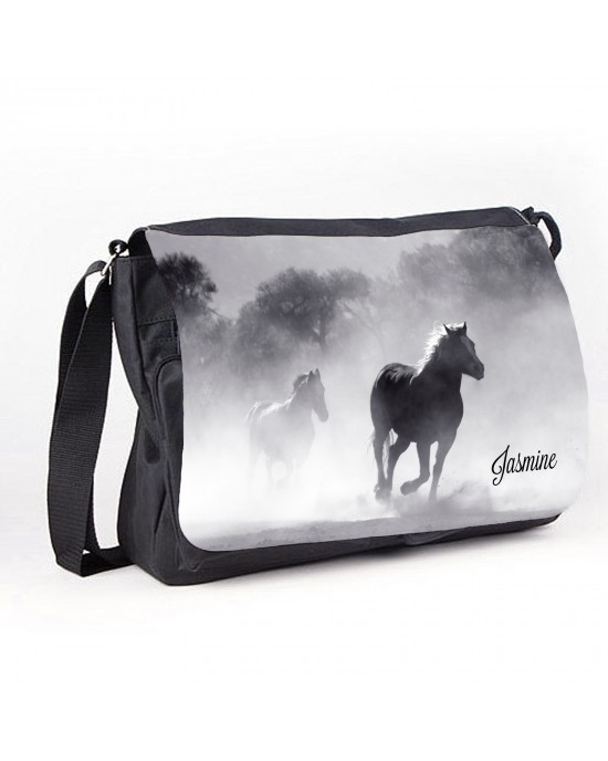 Messenger, School bag Sleepover Horse Lovers Personalised Bag