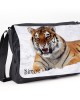 Tiger Teen Personalised Gift Messenger / School / Sleepover Large Bag.