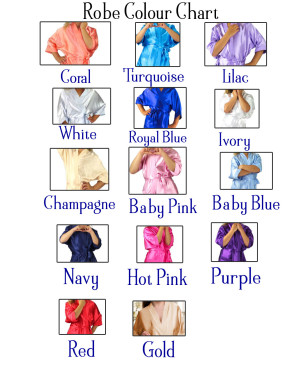 Personalised Elegant Satin Robe For All The Wedding Party. Rose Gold Print Bride, Bridesmaid, Flower Girl Personalised Elegant Satin Robe For All The Wedding Party. Rose Gold Print Bride, Bridesmaid, Flower Girl