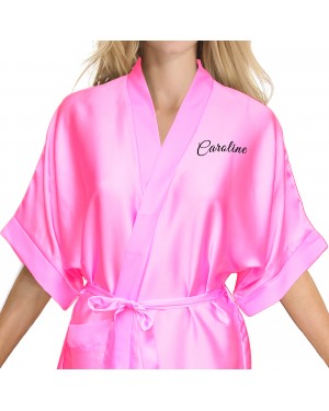 Beautiful Elegant Personalised Satin Robe. Available In Colours For The Whole Wedding Party, Bridesmaid. Bride Beautiful Elegant Personalised Satin Robe. Available In Colours For The Whole Wedding Party, Bridesmaid. Bride