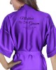 Beautiful Elegant Personalised Satin Robe. Available In Colours For The Whole Wedding Party, Bridesmaid. Bride