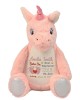 Personalised I Love you Gift Embroidered Soft toy Unicorn