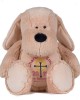 Personalised Embroidered Christening Gift Cuddly Large Cute Dog