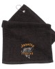 Embroidered Personalised Fishing Logo Towel With Hanging Clip Fishing Gift