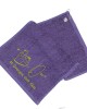Personalised Golf Towel. Cotton Towel  Dad, Man, Granddad Golfer Gift, Embroidered Towel