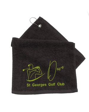 Personalised Golf Towel. Cotton Towel Dad, Man, Granddad Golfer Gift, Embroidered Towel Personalised Golf Towel. Cotton Towel Dad, Man, Granddad Golfer Gift, Embroidered Towel
