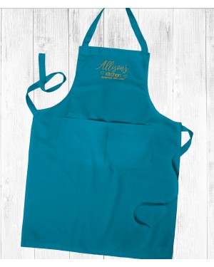 Personalised Embroidered Apron, Ladies Apron With Pockets Unisex Cooking Chef Apron Personalised Embroidered Apron, Ladies Apron With Pockets Unisex Cooking Chef Apron