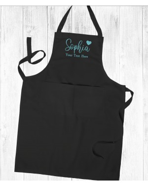 Personalised Embroidered Apron, Ladies Apron With Pockets Unisex Cooking Chef Apron Personalised Embroidered Apron, Ladies Apron With Pockets Unisex Cooking Chef Apron