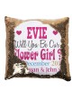 Personalised Will you Be My .... Sequin Reveal Cushion. Wedding Favour