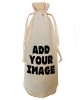 Bottle bag Gift bag, add your own image. Personalised Gift Bottle Bag